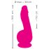 SMILE Powerful - genopladelig, 2-motors sugekopvibrator (pink)
