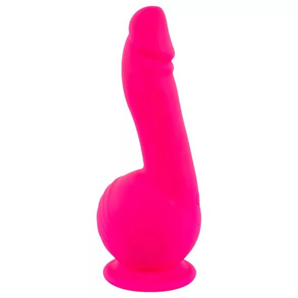 SMILE Powerful - vibrator med 2 motorer - genopladelig - sugekop - pink