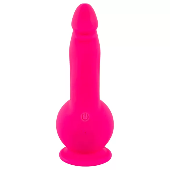 SMILE Powerful - vibrator med 2 motorer - genopladelig - sugekop - pink