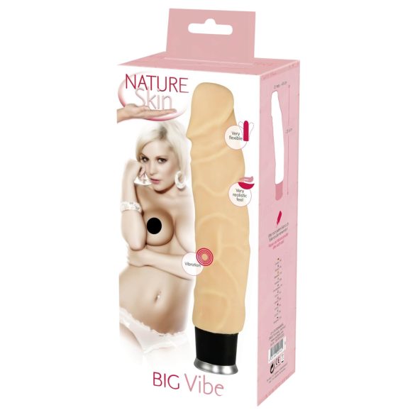 Nature Skin - livagtig dildo - natur (23 cm)