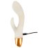 You2Toys Glow - Glødende vibrator med klitorisarm (hvid)
