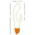 You2Toys Glow - Glødende vibrator med klitorisarm (hvid)