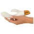 You2Toys Glow - Glødende vibrator med klitorisarm (hvid)