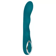  SMILE - G-punktsvibrator med rotation - genopladelig, vandtæt - grøn