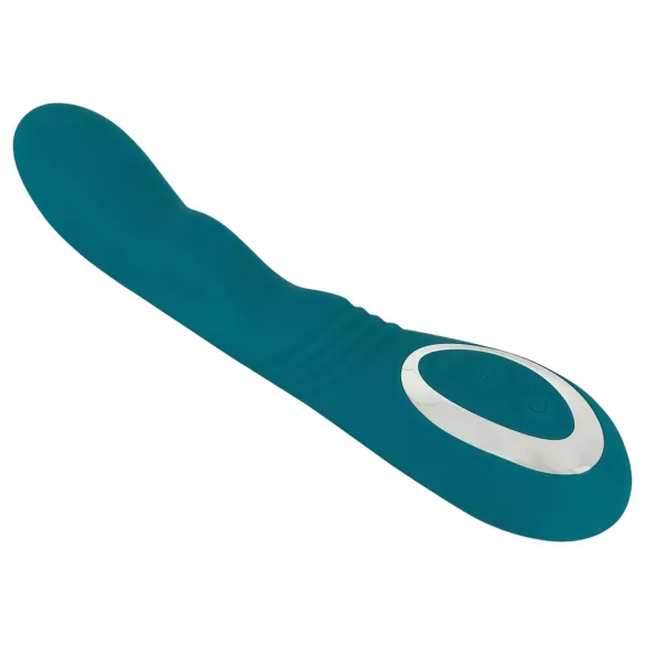 SMILE - G-punktsvibrator med rotation - genopladelig, vandtæt - grøn