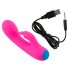 You2Toys - genopladelig, vandtæt klitorisvibrator med arm (pink)