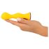You2Toys farvet - genopladelig, vandtæt anal vibrator (gul)