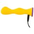 You2Toys farvet - genopladelig, vandtæt anal vibrator (gul)