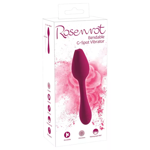 You2Toys Rosenrot - G-punktsvibrator - bøjelig - rød