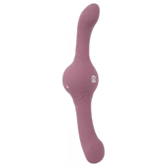   You2Toys - dobbeltvibrator - kraftig vibration - silikone/lilla