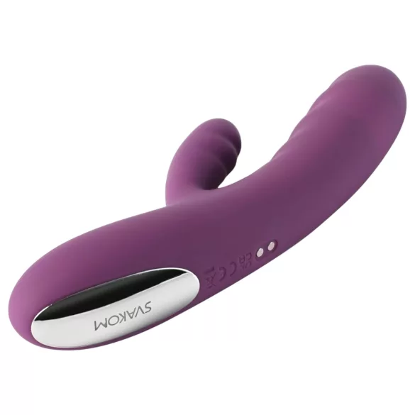 Svakom Avery - rabbit vibrator med stød - genopladelig - lilla