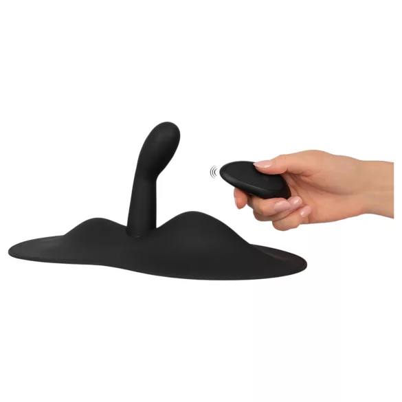 VibePad 3 - G-punkt pude vibrator - genopladelig - fjernbetjening - sort