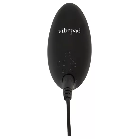 VibePad 3 - G-punkt pude vibrator - genopladelig - fjernbetjening - sort