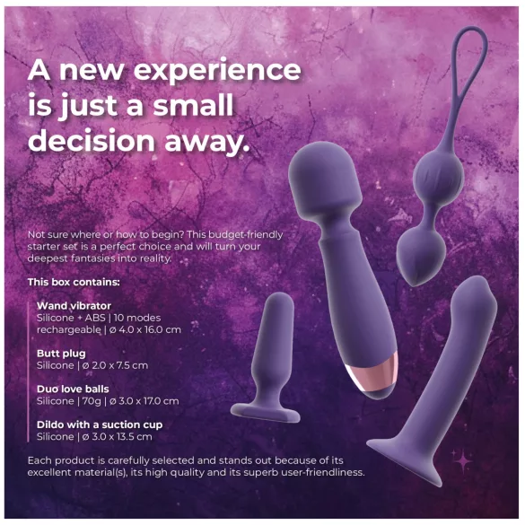 Magic Shiver Feminine - sexlegetøjssæt til kvinder - 4 dele