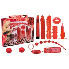 You2Toys - vibrator sæt - 9 dele - rød