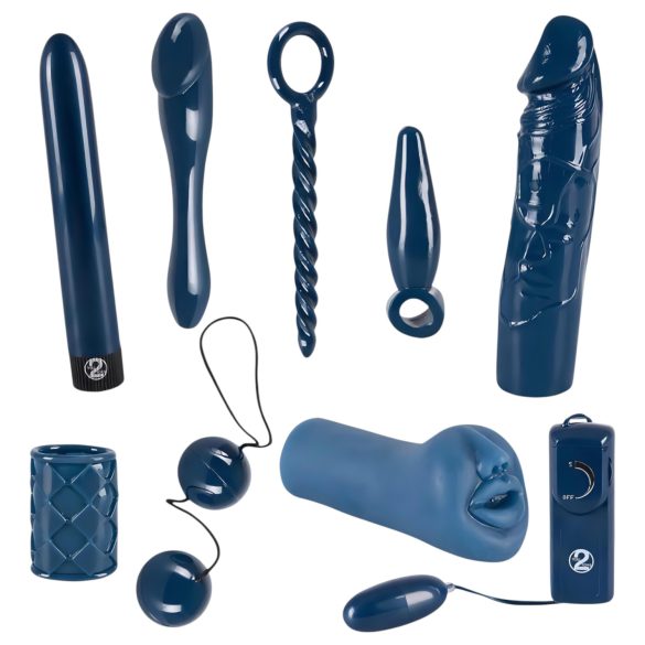 You2Toys - Midnight Blue - Vibratorsæt (9 dele)