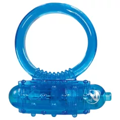 You2Toys - silikone penisring med vibration - blå