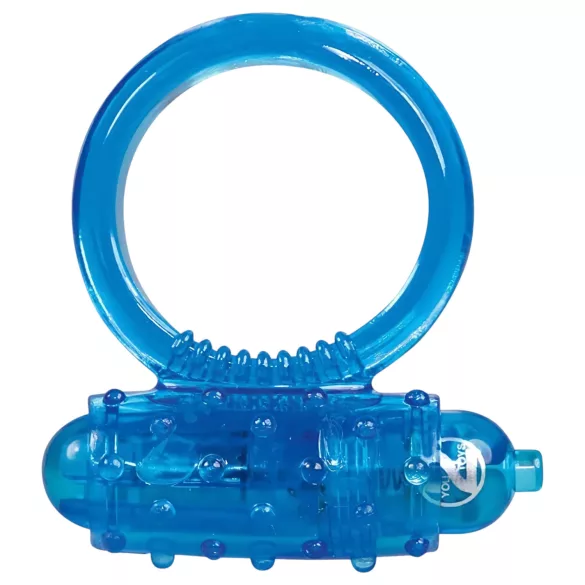 You2Toys - silikone penisring med vibration - blå