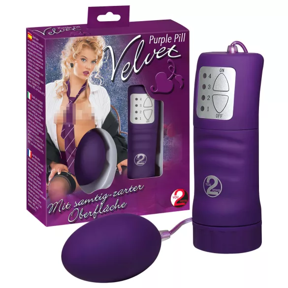 You2Toys - Vibroæg - Blød overflade - Lilla