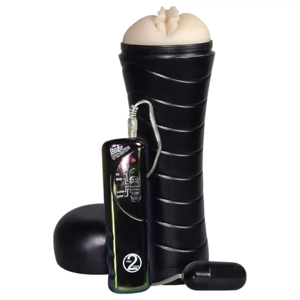 You2Toys - masturbator - diskret, blød vagina - vibrator