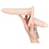 You2Toys - Justerbar duo dildo - natur