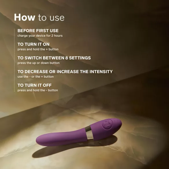 LELO - vibrator til kvinder - kraftfuld G-punktsvibrator - silikone lilla