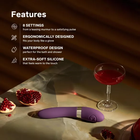 LELO - vibrator til kvinder - kraftfuld G-punktsvibrator - silikone lilla