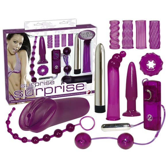 You2Toys - Sensuelle overraskelser - vibrator sæt (12 dele)