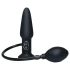 You2Toys True Black - oppustelig anal vibrator (sort)
