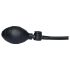 You2Toys True Black - oppustelig anal vibrator (sort)