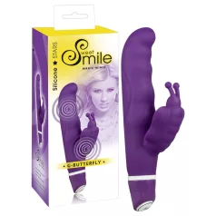 SMILE - g-punktsvibrator med butterfly-design - silikon