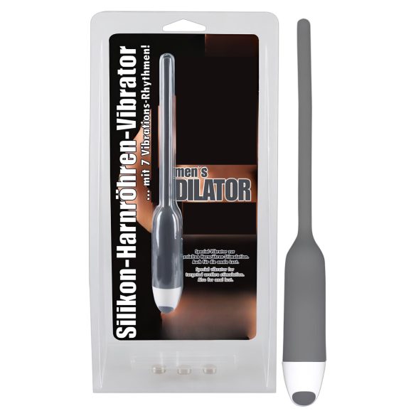 You2Toys - DILATOR - silikone urinrørsvibrator - grå (6mm)