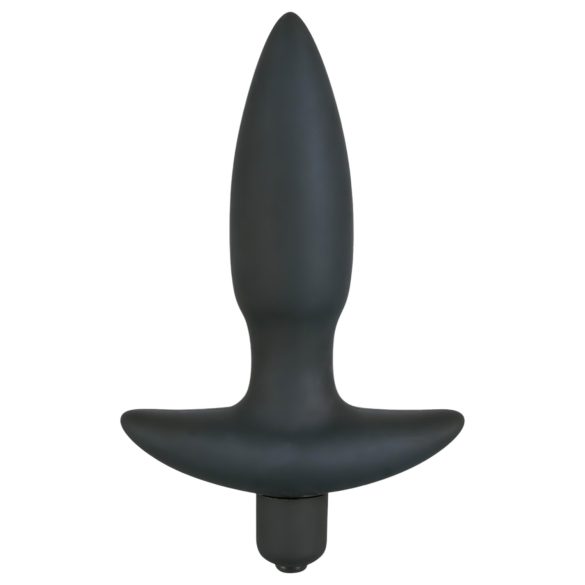 Sort Fløjl anal plug vibrator - lille