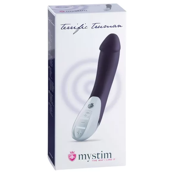 mystim - vibrator med 2 motorer - kraftig stimulation - blå
