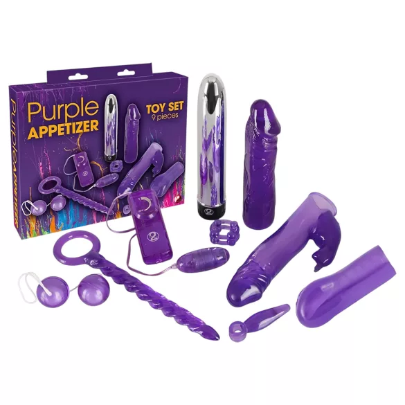 You2Toys - vibrator sæt - 9 dele - lilla
