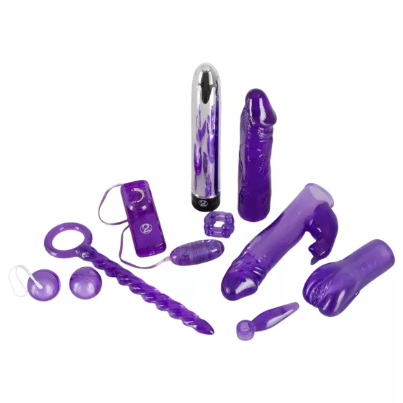 You2Toys - vibrator sæt - 9 dele - lilla