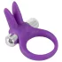 SMILE - penisring med vibrator - kanin - silikone - lilla