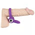 SMILE - penisring med vibrator - kanin - silikone - lilla