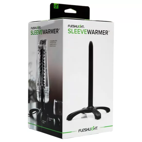 Fleshlight - sleevevarmer - hurtig opvarmning - sort