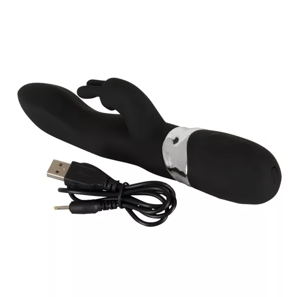 SMILE Blacky - vibrator med 2 motorer - genopladelig USB - sort