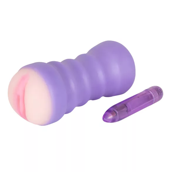 You2Toys - masturbator - vibratorisk vagina - silikone/natur-lilla