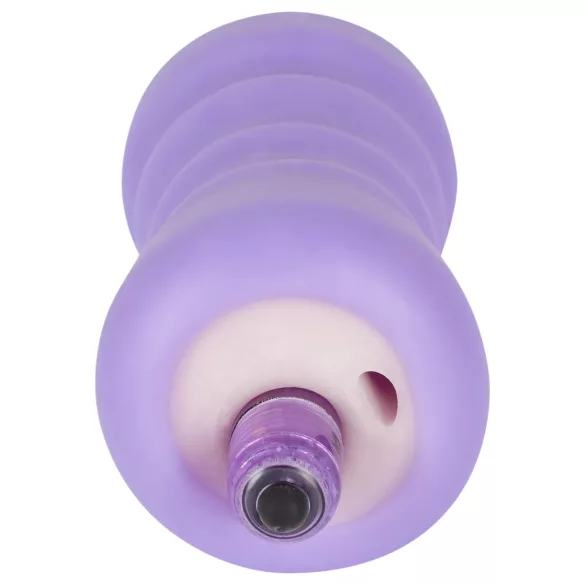 You2Toys - masturbator - vibratorisk vagina - silikone/natur-lilla