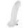 Crystal Skin - vibratorisk penis sleeve - forlængelse - gennemsigtig