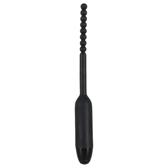 You2Toys Pearl Dilator - perlevibrator til urinrøret - 0,8 cm (sort)
