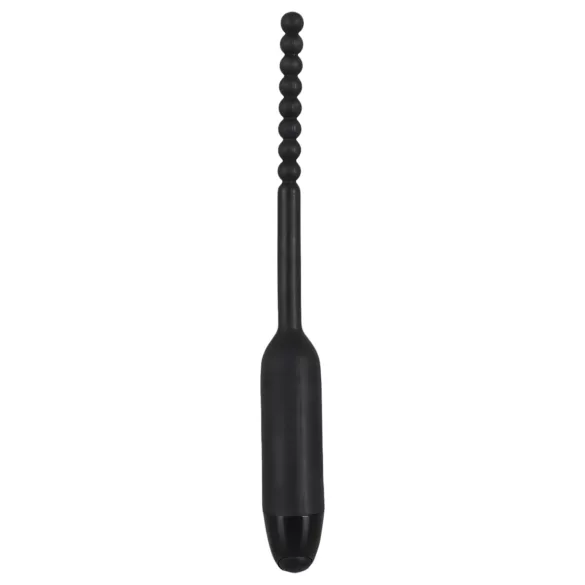 You2Toys - urethravibrator med kugler - 0,8 cm sort