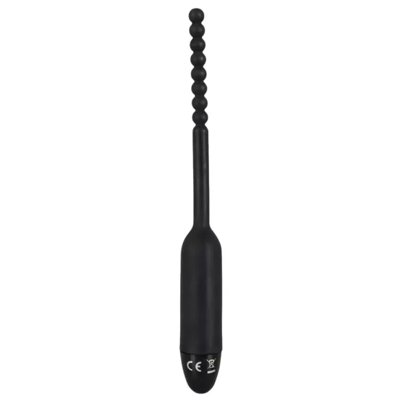 You2Toys - urethravibrator med kugler - 0,8 cm sort