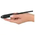 You2Toys - urethravibrator med kugler - 0,8 cm sort