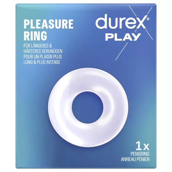 Durex - penisring - forlænget nydelse - gennemsigtig