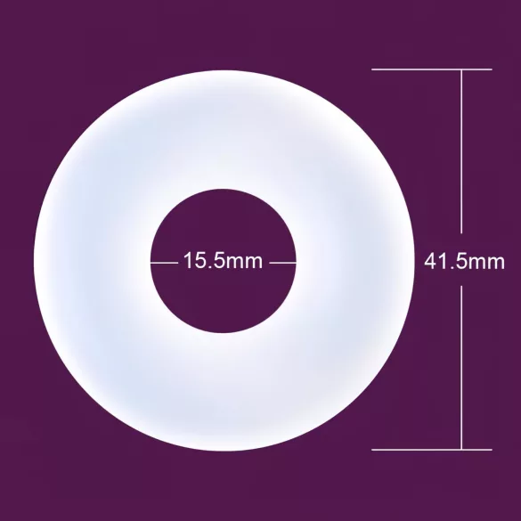 Durex - penisring - forlænget nydelse - gennemsigtig