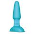 b-Vibe - Drejende perleanalvibrator, genopladelig (turkis)